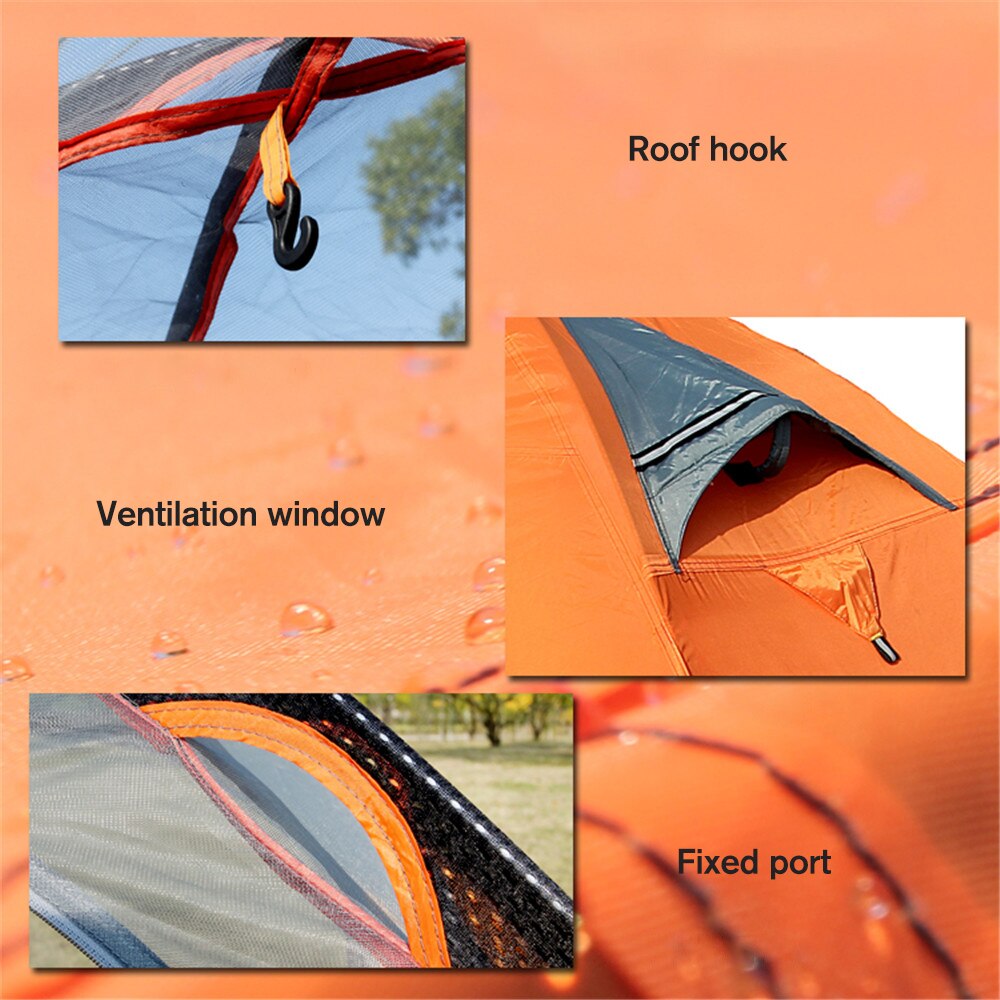 Cheap Goat Tents Lightweight Camping Tent Backpacking Double Layer Outdoor Tents Waterproof Single Person For Hiking Tourism Tent   